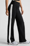 Beyond Yoga Spacedye Line Up Wide Leg Pant- Darkest Night/ White