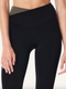 PE Nation Wander F/L Legging- Black/ Khaki