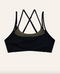 PE Nation Distortion Sports Bra- Black