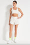 Nimble In Tempo Woven Short- Cloud