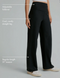 Beyond Yoga Spacedye Foldover Wide Leg Pant- Darkest Night