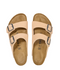 Birkenstock Arizona Regular Desert Buck Nubuck Leather Sandal- New Beige