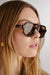 Luv Lou The Banks Sunglasses- Moss Tort