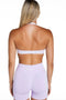 Kikiva Dynamic Staple Halter Crop- Baby Lilac