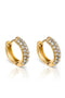 EVER Jewellery Gravitate Hoop Earrings- Gold