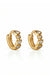 EVER Jewellery Glory Huggie Earrings- Gold