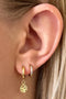 EVER Jewellery Harmony Huggie Earrings- Gold