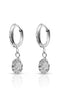 EVER Jewellery Harmony Huggie Earrings- Silver