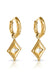 EVER Jewellery Arena Huggie Earrings- Gold