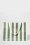 Sunny Life Carry All Beach Bag- The Vacay Olive Stripe