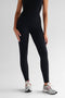 Leelo Active Classic Full Length Leggings- Black