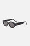 Lu Goldie Eliana Sunglasses- Black