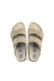 Birkenstock Arizona SFB Suede Leather Sandal Regular- Faded Khaki