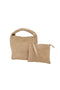 Hi Ho The Neoprene Bag- Latte/Gunmetal