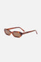 Lu Goldie Lola Sunglasses- Chestnut