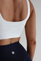 Leelo Active Luxe Short Crop- White