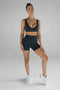 Leelo Active Sculpt Crop- Navy